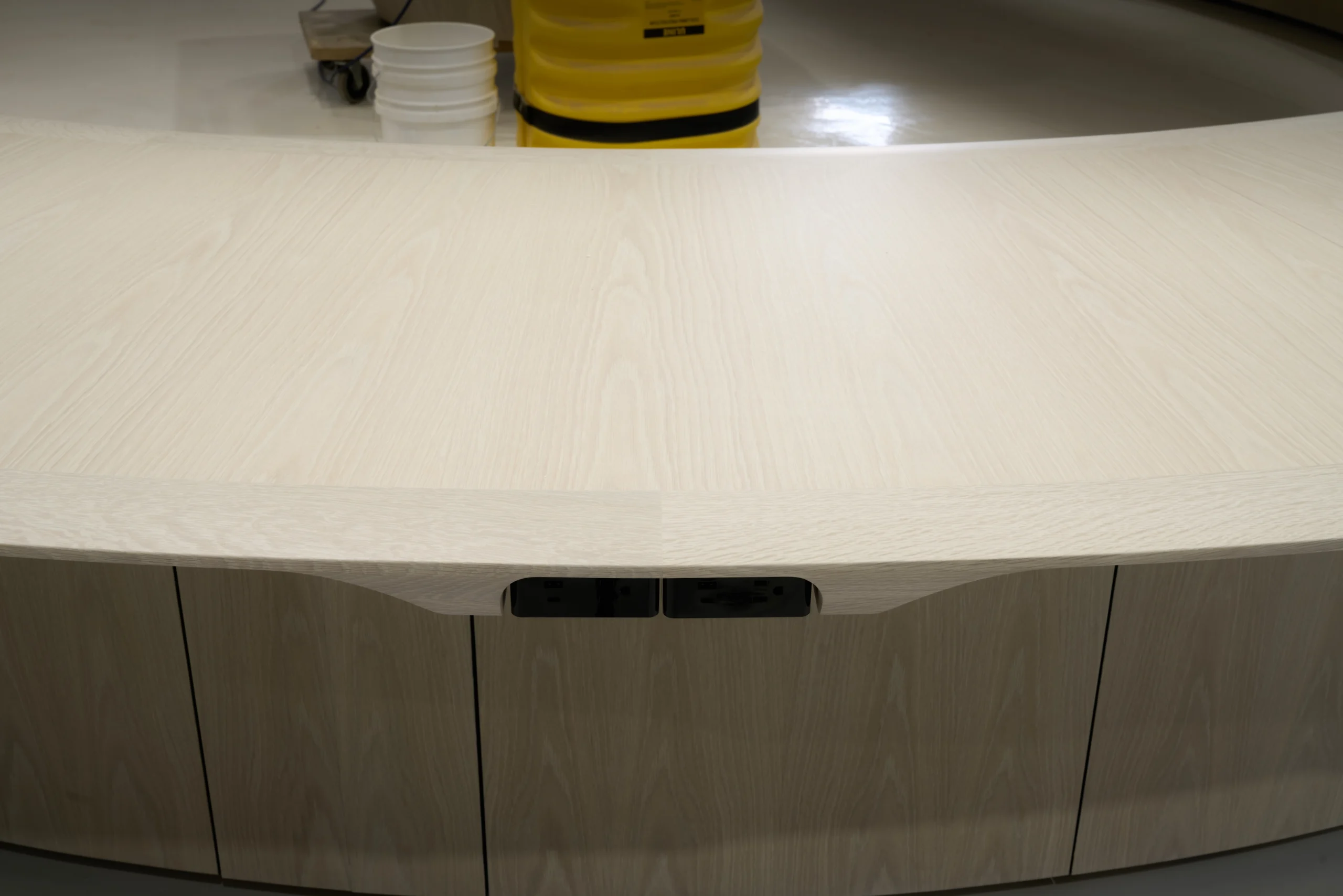 electrical and Av detail for a boardroom table